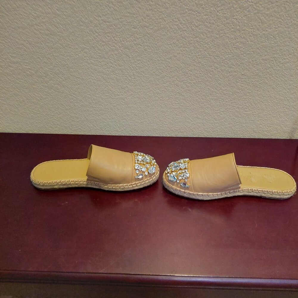 Karl lagerfeld soft leather slip in shoes